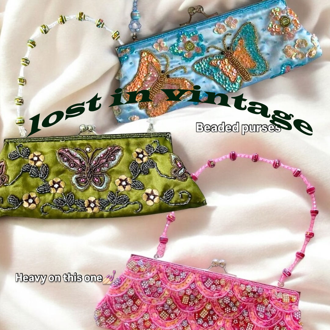 Applique Patch Flower - Lost In Vintage ปัก Glitter ลูกปัด