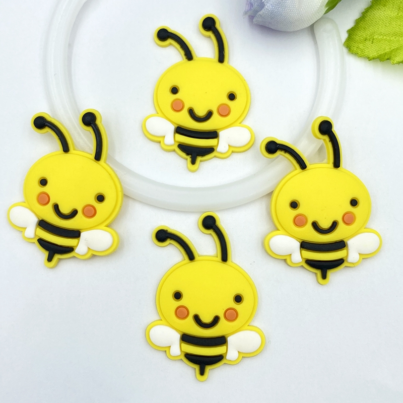 Embellishment Glue Craft - 10/20/30Pcs น่ารัก PVC Bee กาวยืดหยุ่นแบน DIY