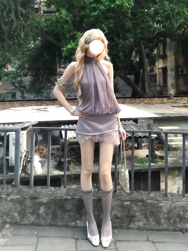 ชุดเซ็ต 2 ชิ้น สไตล์โลลิต้าหวา - Lace Ribbon Trim บทวิจารณ์และราคา