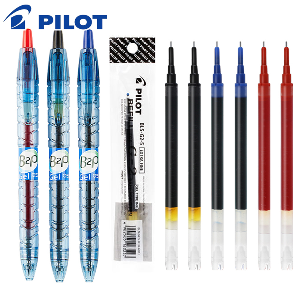1 + 6 เติมนักบินญี่ปุ่นเจลปากก - Pilot Pen G2 บทวิจารณ์และราคา