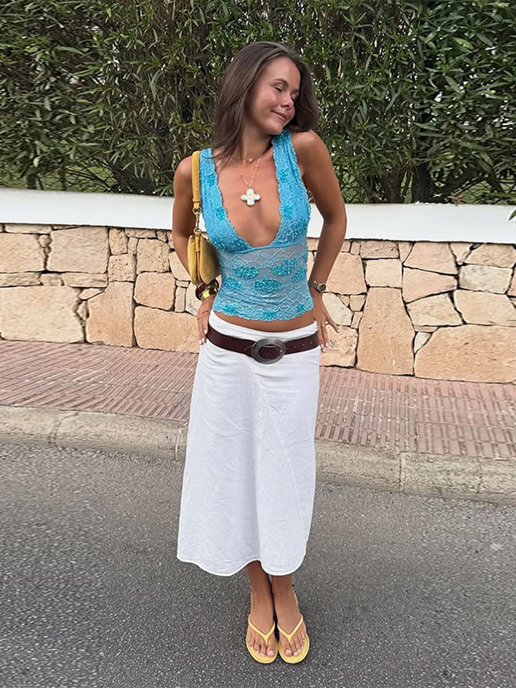 ชุดเซ็กซี่ประดับเลื่อม เสื้อกั - Lace Ribbon Trim บทวิจารณ์และราคา