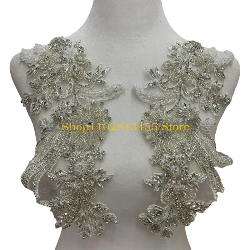 49MC เย็บปักถักร้อยลูกปัดข้าวส - Applique Patch Flower บทวิจารณ์และราคา