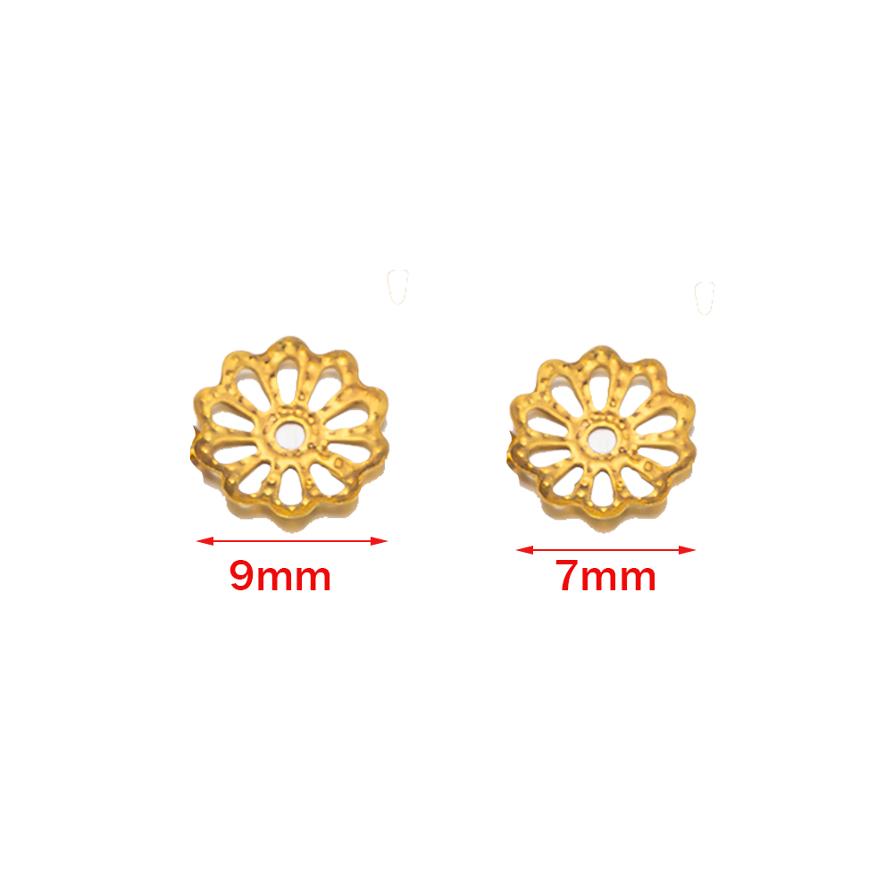 200 PCS 7/9mm Filigree ดอกไม้  - Embellishment Crafts บทวิจารณ์และราคา