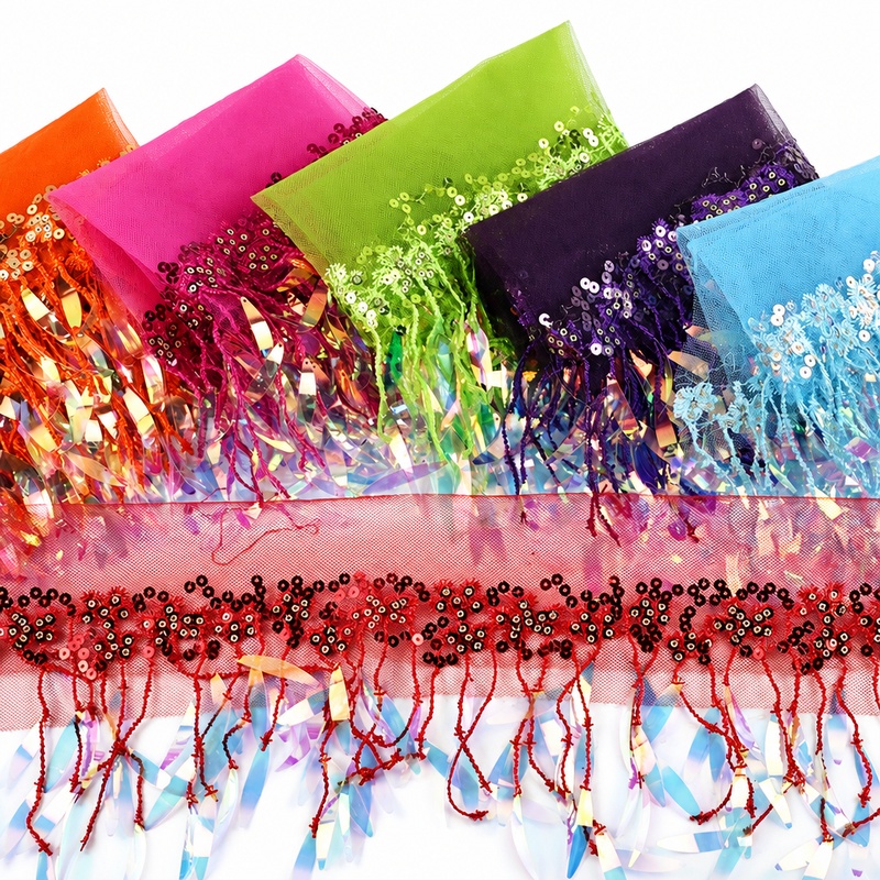 ริบบิ้นตาข่ายพร้อมพู่ประดับเลื - Fringe Ribbon Sewing บทวิจารณ์และราคา