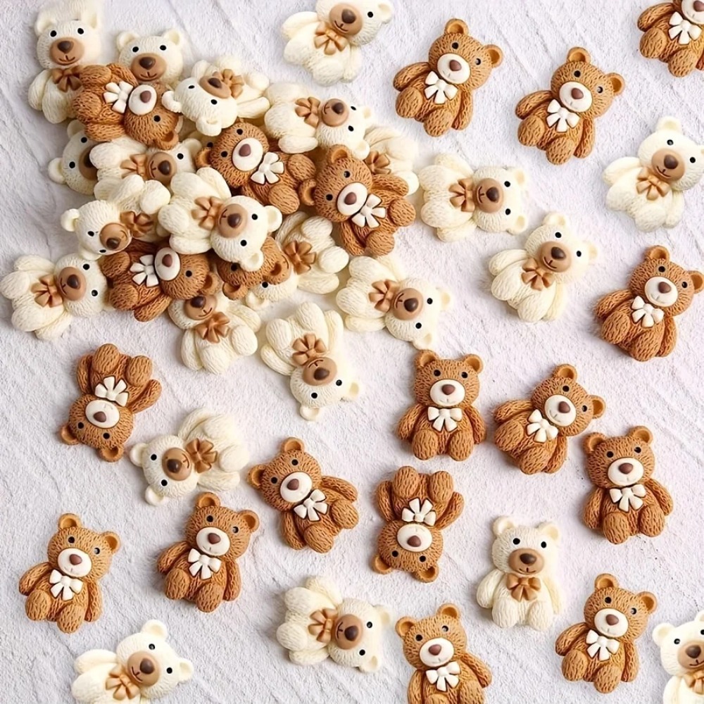 10-100pcs การ์ตูน Beige กาแฟหม - Embellishments For Scrapbooking บทวิจารณ์และราคา