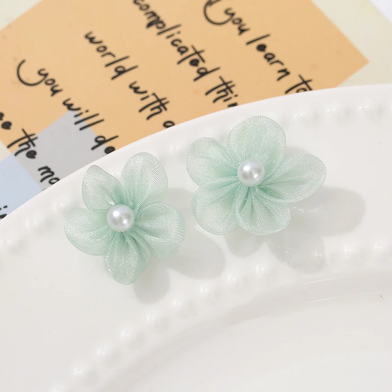 100PCS เพิร์ลเส้นด้ายดอกไม้ Ap - Applique Patch Flower บทวิจารณ์และราคา