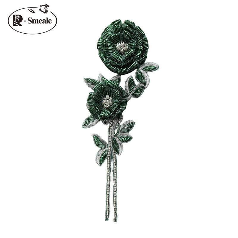 ดอกไม้ประดับหน้าอกรูปดอกกุหลาบ - Applique Patch Flower บทวิจารณ์และราคา