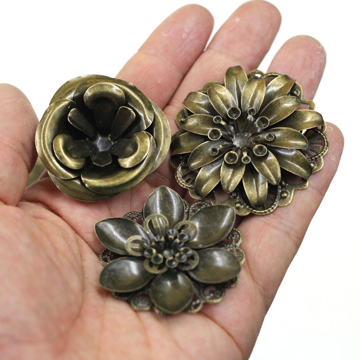 6 ชิ้น Embellishments ผสมดอกไม - Embellishment Crafts บทวิจารณ์และราคา