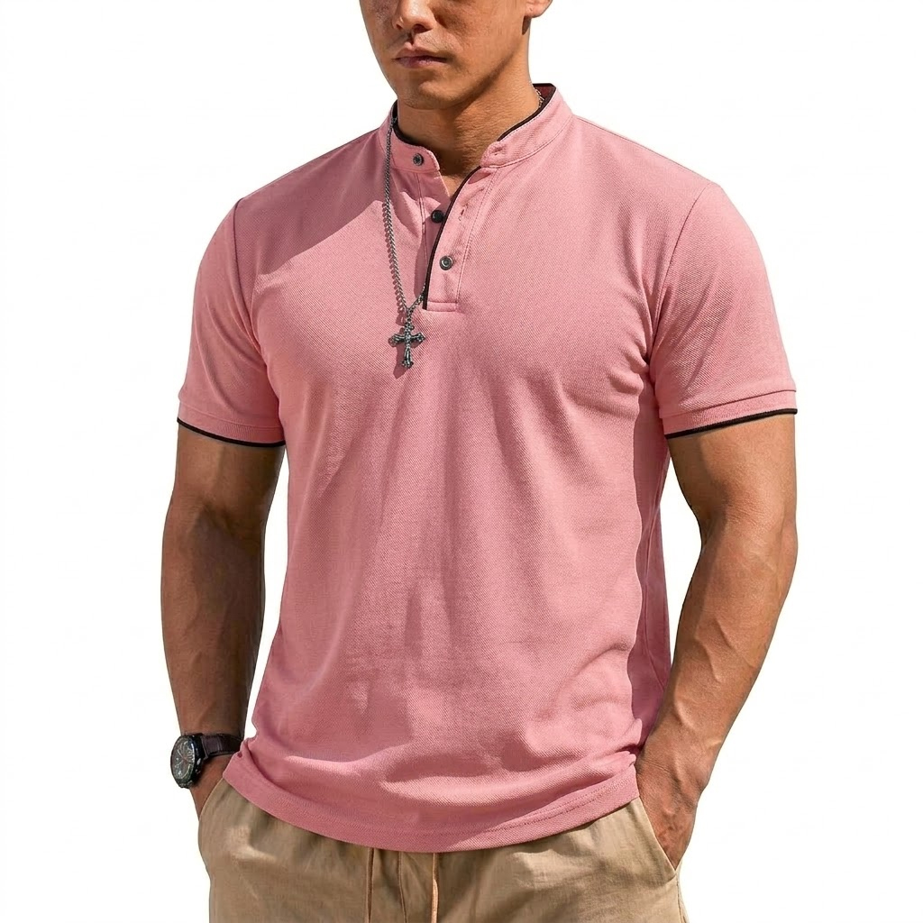 เสื้อเชิ้ตแขนสั้นทรงเฮนลีย์สำห - Embellish Knit บทวิจารณ์และราคา