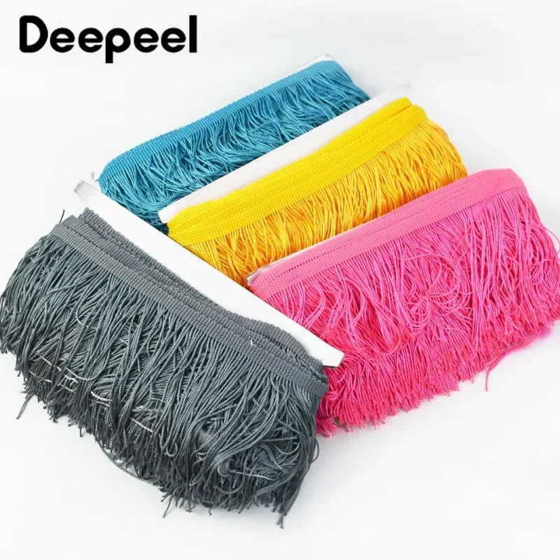 ริบบิ้นลูกไม้ถักลายยาว 10 หลา  - Fringe Ribbon Sewing บทวิจารณ์และราคา